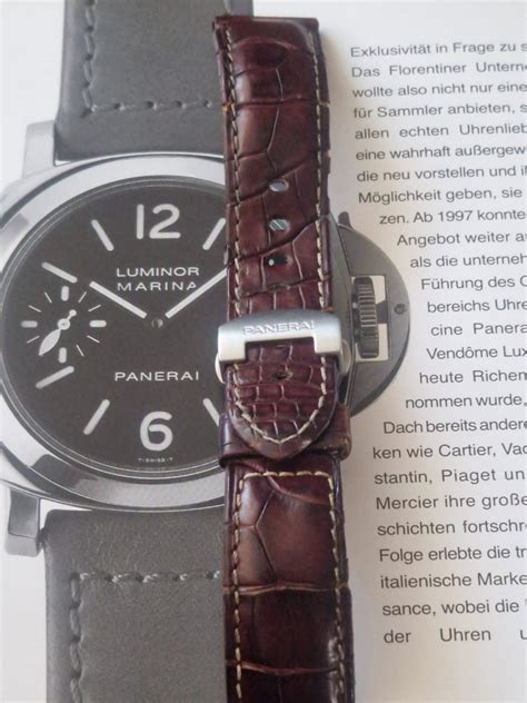 lederarmband panerai faltschließe